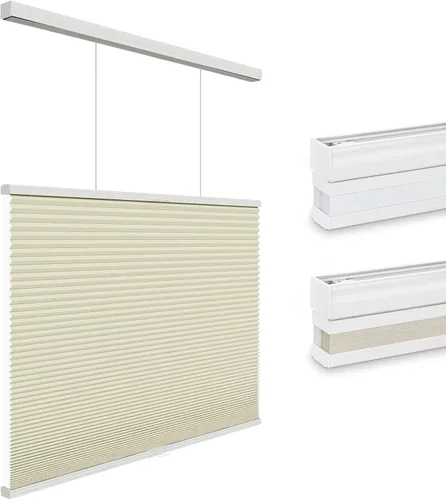 Changshade - Persianas para filtrado de luz para ventanas, 36 pulgadas de largo x 19 pulgadas de ancho, persianas celulares que bajan y suben,