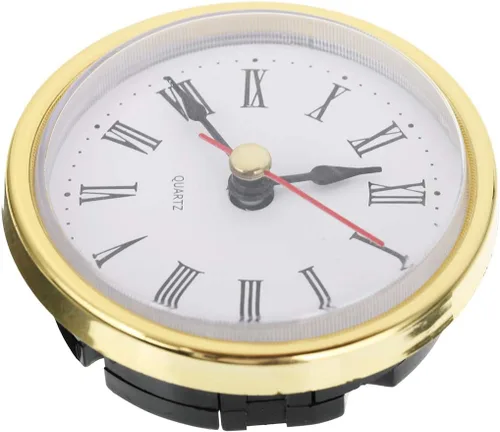 Miniatura 2 de Reloj clásico Craft Movimiento de cuarzo 2-1/2 (2.559 in) Relojes redondos Cabeza Insertar Número romano