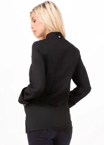 Miniatura 3 de Chef Works Marrakesh V-Series - Abrigo de chef para mujer