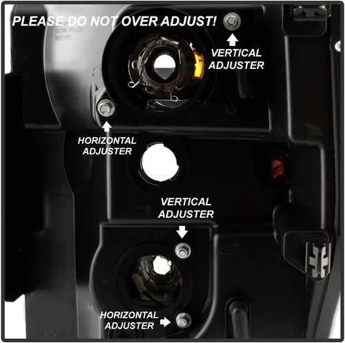 Miniatura 7 de ACANII - Para negro 2008 2009 2010 Ford F250 F350 Superduty Pickup LED tubo proyector faros faros Set izquierdo+derecho
