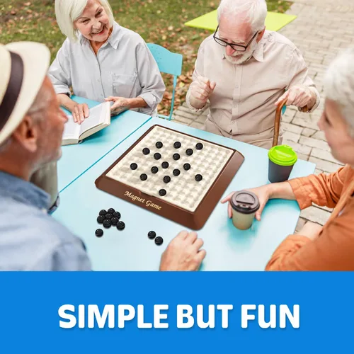 Miniatura 2 de Juego Magnético, Juegos de Mesa para Adultos y Niños con Tablero de Almacenamiento, Juegos Familiares para Niños y Adultos, Juego Magnético