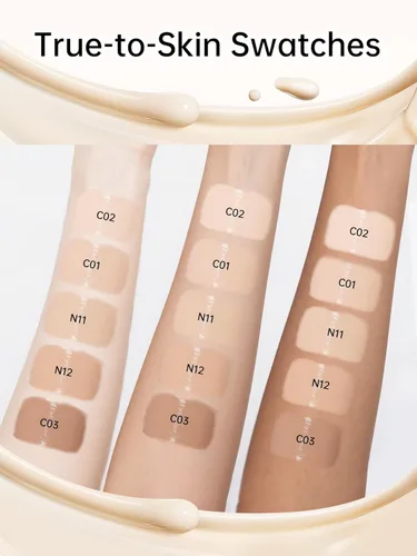 Miniatura 9 de Catkin Phoenix Base Cojín con Cobertura Modulable Suero de Maquillaje Anti-Envejecimiento, Acabado Satinado Transparente, Repuesto Incluido, Beige