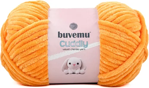 Miniatura 17 de Hilo de felpilla de terciopelo, súper suave y esponjoso, para tejer, hacer manualidades, color amigurumi, duradero para el desprendimiento, 3.53