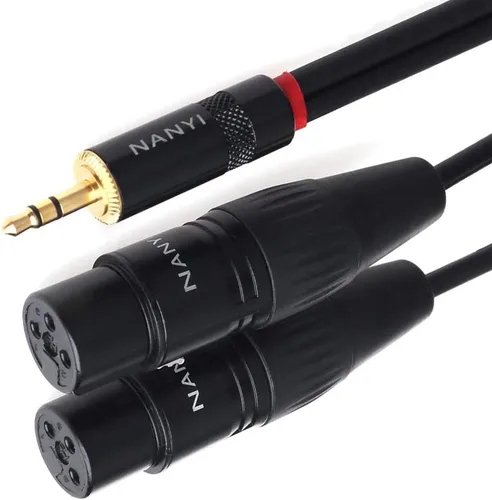 Miniatura 8 de NANYI Cable de micrófono XLR hembra a XLR macho, 1.6 pies