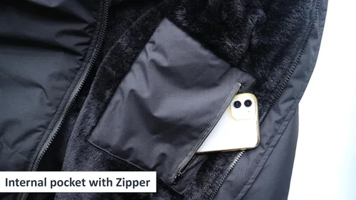 Miniatura 4 de Acme Projects Chaqueta de esquí impermeable y transpirable para hombre, con forro polar, abrigo cálido de invierno con capucha desmontable 236.220