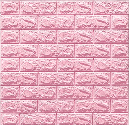 Miniatura 9 de Paneles de pared de espuma 3D, 5 azulejos que cubren 28.7 pies cuadrados, papel tapiz grueso de ladrillo para despegar y pegar para decoración