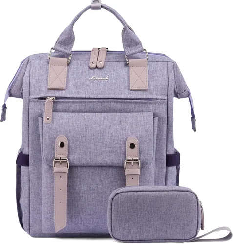 Miniatura 45 de LOVEVOOK - Mochila para laptop, para viaje de trabajo, bolso de enfermera, profesor, médico, viajero, para computadora de negocios, mochila