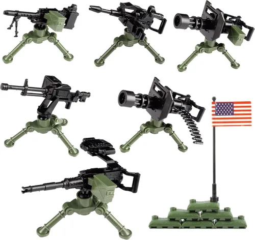 Miniatura 8 de 51 piezas de figuras de soldados de juguete, armas de camuflaje de Estados Unidos, juego de juguetes de batalla del ejército, paquete de armas, kits