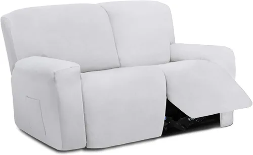 Miniatura 78 de Easy-Going - Funda elástica de microfibra para sofá reclinable seccional, suave vellón ajustable a tu sofá de 2 cuerpos, lavable, protege tus