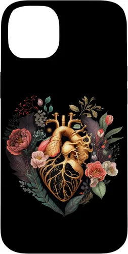 Miniatura 15 de Anatomical Heart and Flowers for Your Love Case for iPhone 17
