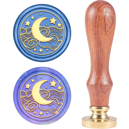 Miniatura 15 de CRASPIRE Sello de cera de caballo de 0.98 pulgadas (0.984 in), diseño de vaquero occidental, vintage, retro, cabeza de latón, mango de madera