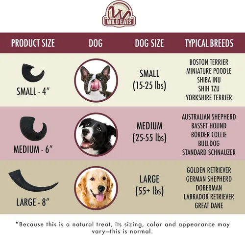 Miniatura 4 de Wild Eats Cuerno de búfalo de agua para perros sin ocultar huesos y masticables