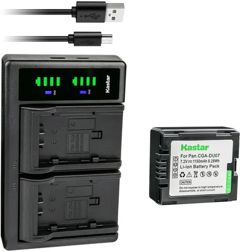 Miniatura 8 de Kastar Cargador de batería USB LTD2 compatible con Panasonic CGA-DU06, CGR-DU06, CGA-DU07, CGR-DU07, CGA-DU12, CGR-DU12, CGA-DU14, CGR-DU14