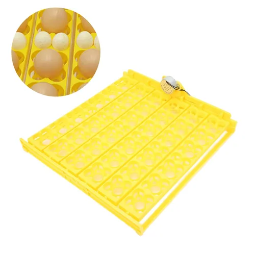 Miniatura 7 de Bandeja para incubadora de huevos, bandeja automática hueca de cuatro hojas, volteador de huevos para sobrevivientes, pequeños agricultores