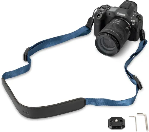 Miniatura 12 de Correa de cuello para cámara sin espejo con hebillas de liberación rápida, correa de hombro ajustable para Sony A7C II A7 IV III A7R V IV ZV1 ZV-E10