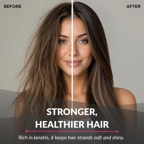 Miniatura 3 de Kashmir Keratin Mascarilla de cerámica para el cabello (8 onzas), tratamiento avanzado de reparación de queratina profunda para cabello seco, dañado