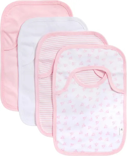 Miniatura 19 de Burt's Bees Baby Baberos unisex para bebé, trapos de baba de hombro de solapa, 100% algodón orgánico con baberos absorbentes de toalla de rizo Abeja