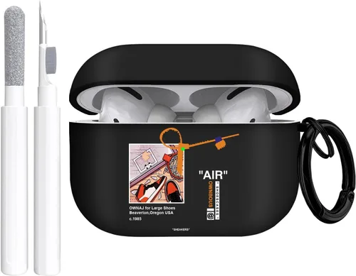 Miniatura 12 de Gedicht Funda para Airpods Pro, lindo diseño de fútbol de TPU suave fundas para Airpods Pro 1ª generación, a prueba de golpes para Airpods Pro 2019