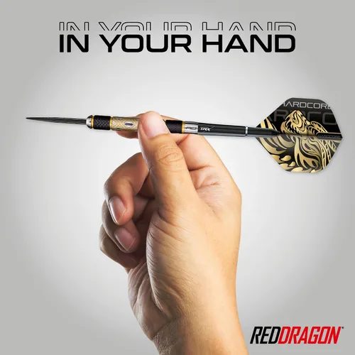 Miniatura 4 de RED DRAGON Golden Eyes Professional Steel Tip Darts Set - 85% Tungsten Darts with Aluminum Shafts & Flights - Available in Weights from 22g to 32g