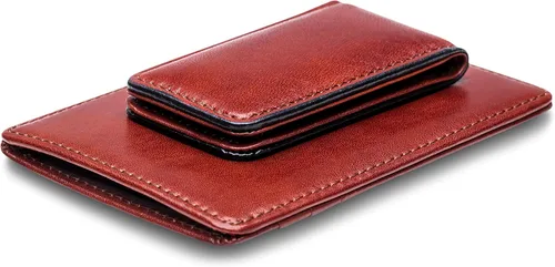 Miniatura 5 de Bosca Cartera con bolsillo frontal para hombre en piel vieja - RFID