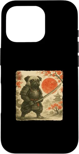 Miniatura 20 de Pug Samurai Japanese Warrior Costume Sumi-e Art Funny Case for iPhone 17