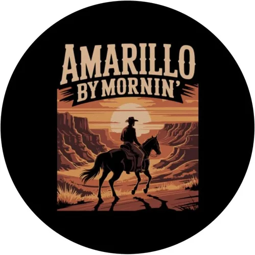 Miniatura 3 de Amarillo by Mornin Folk Style Western Country Music PopSockets Adhesive PopGrip