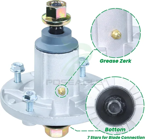 Miniatura 6 de El conjunto de husillo GY21099 previamente engrasado reemplaza a GY20867 GY20592 para tractores de césped 190C D170 E180 G110 LA150 LA175 S180 100