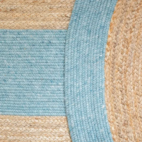 Miniatura 34 de SAFAVIEH Braided Collection BRD910B - Alfombra redonda de yute reversible de 3 pies, color beige y natural, hecha a mano