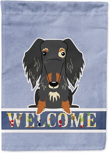 Miniatura 173 de Caroline's Treasures BB5622GF Airedale - Bandera de bienvenida para jardín, bandera decorativa para patio, exteriores, patio, parterres