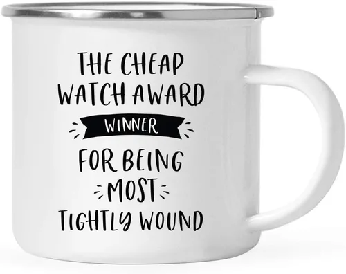 Miniatura 30 de Andaz Press Taza de café de acero inoxidable de 11 onzas con diseño de fogata, regalo divertido para compañero de trabajo, ganador del premio