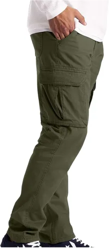 Miniatura 3 de Cargo Pants for Men Baggy Relaxed Fit Causal Work Trousers Outdoor Hiking Cargo Sweatpants Pockets Athletic Joggers