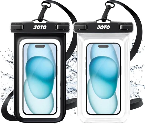 Miniatura 14 de JOTO - Paquete de 2 fundas impermeables universales para iPhone 17 Air 16 15 14 13 12 11 Plus Pro Max, bolsa seca para celular IPX8 XR X SE, Galaxy