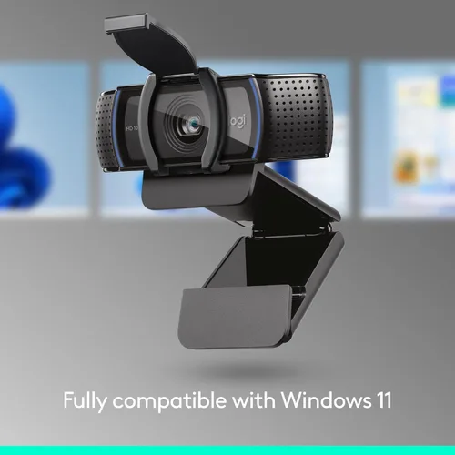 Miniatura 5 de Cámara web Logitech C920e HD 1080p con micrófono deshabilitado, certificada para Zoom y Microsoft Teams, cumple con TAA