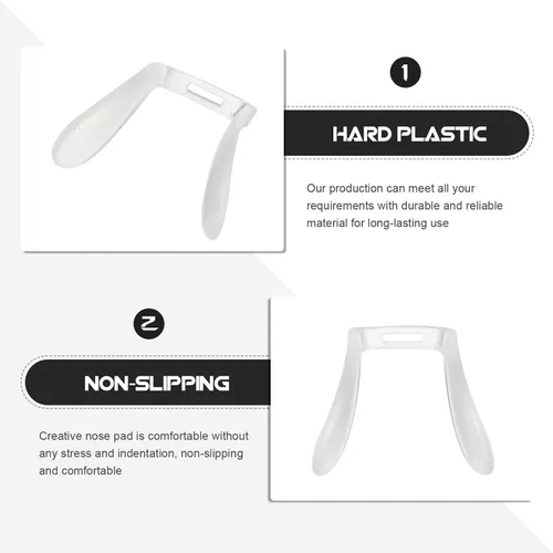 Miniatura 6 de GLEAVI 3Pcs Replaceable Glasses Nose Pads Non-Slip Eyeglass Nose Cushions Comfortable Fit for Sunglasses and Optical Frames 0.90X0.86X0.31In