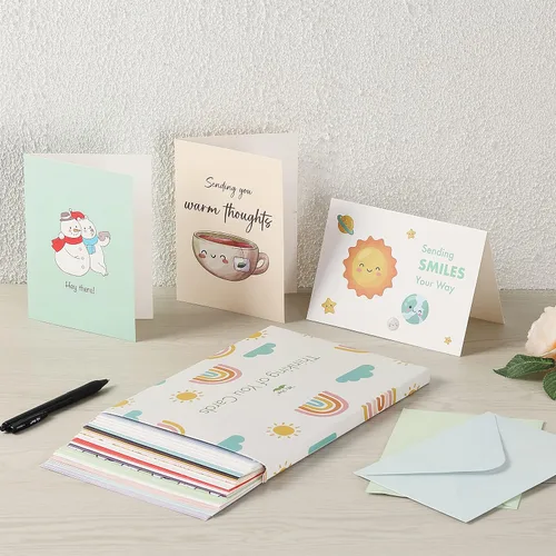 Miniatura 9 de Mr. Pen - Tarjetas de Pensamiento en Ti con Sobres, 20 Diseños Únicos, Grandes 5"x7", Tarjeta de Pensamiento en Ti, en Blanco por Dentro, Tarjetas