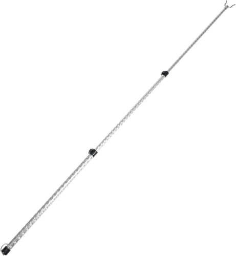 Cabilock Varilla de secado retráctil de aluminio para armario y balcón y fácil de usar, fuerte capacidad de carga para ropa y decoraciones navideñas