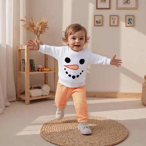 Miniatura 149 de Conjunto de camisa larga y divertida para bebé niño y niña, ropa de primera Navidad, 6, 12, 18, 24 meses, 2T