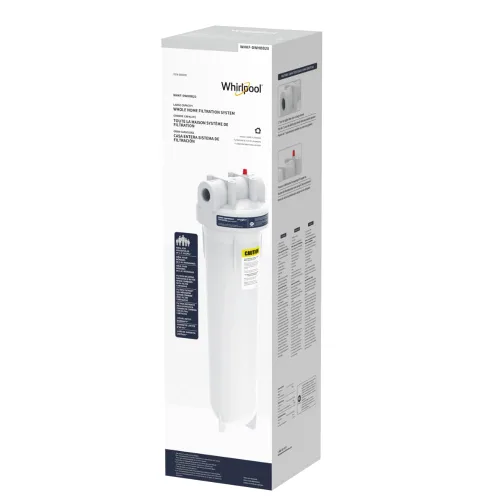 Miniatura 8 de Whirlpool Carcasa de filtro de agua para toda la casa de 20 x 4.5 pulgadas, sistema certificado NSF para filtro de carbono de sedimentos