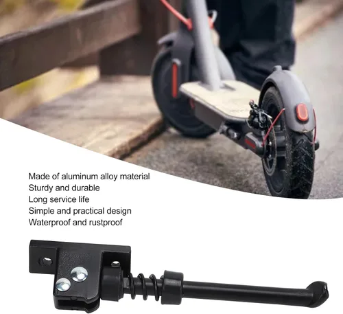 Miniatura 6 de VBESTLIFE Scooter eléctrico Kickstand aleación de aluminio Scooter eléctrico soporte de estacionamiento mochilas para scooter eléctrico piezas