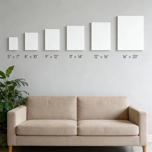 Miniatura 6 de MEEDEN Paquete de 12 tableros de lona 100% algodón para pintar, paneles de lienzo en blanco de 5 x 7 pulgadas para pintura al óleo y acrílica
