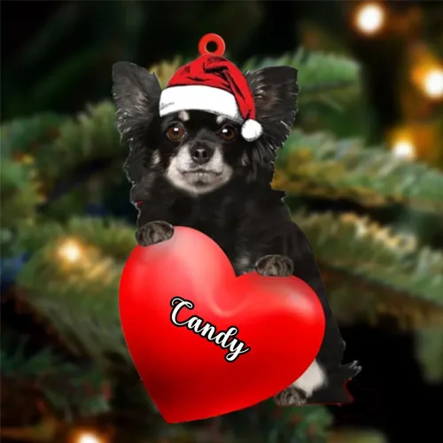 Miniatura 7 de Adornos de Navidad personalizados para perros, nombre personalizado, adorno de Malamute de Alaska, adornos acrílicos, regalos de Navidad, amantes