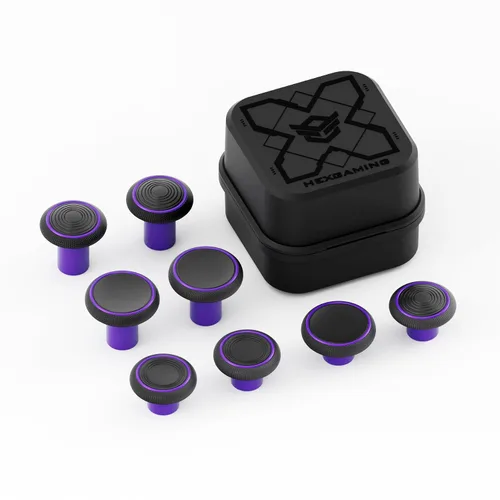 Miniatura 14 de HEXGAMING Palancas de repuesto de 2 alturas abovedadas y cóncavas para controladores Phantom y Ultimate Pro - Parte base no está incluida