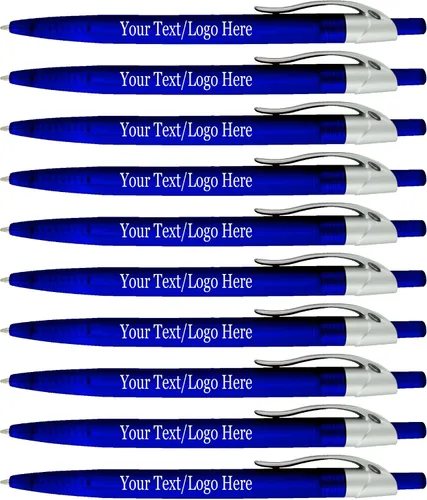 Miniatura 9 de SyPen Bolígrafos personalizados con tu logotipo o texto personalizado, paquete de 500 unidades a granel para negocios, fiestas y eventos, bolígrafos