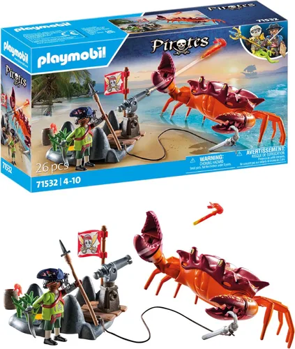 Miniatura 11 de Playmobil Piratas: Batalla con el pulpo gigante