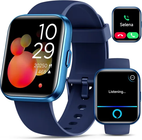 Miniatura 2 de Potencia tu estilo de vida con el reloj inteligente Bluetooth para mujeres y hombres, Alexa, reloj inteligente de seguimiento de salud y sueño
