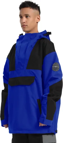 Miniatura 60 de GSOU SNOW Chaqueta de esquí para hombre, abrigo de nieve para snowboard, cálido, invierno, impermeable, con capucha