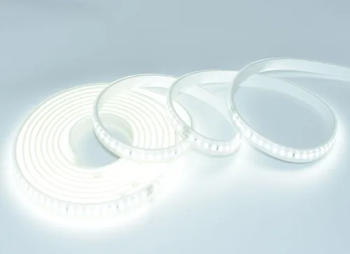 Miniatura 10 de SUYOOULIN Tira de luces LED, 59 pies/59.1 ft de alto voltaje AC110V-130V Waterpoof IP68 súper brillante 54000LM 2835 120 LEDs/m tiras de luz LED