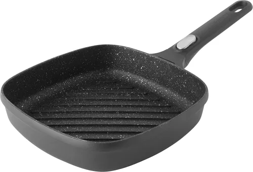 Miniatura 7 de BergHOFF GEM - Sartén antiadherente de aluminio fundido de 10 pulgadas, 2.4 cuartos de galón, cuadrado que se mantiene fresco, mango desmontable