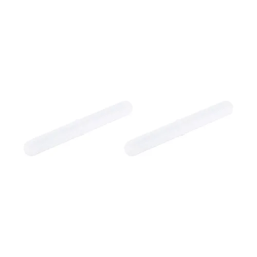 MECCANIXITY Agitador magnético mezclador barra de agitación 80 mm (3.15 ") x10mm con forma de anillo PTFE recubrimiento imán blanco para laboratorio