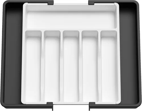 Miniatura 15 de Lifewit Organizador de cajones de cubiertos, bandeja expandible para utensilios de cocina, soporte para vajilla y cubiertos libre de BPA